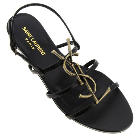 yves saint laurent sandali bassi|designer saint laurent sandals.